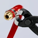 Knipex 1-Piece Ear Clamp Pliers, Plastic Coated Handle, Steel Black Atramentised, 220mm Overall Length 10 98 I220