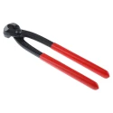 Knipex 1-Piece Ear Clamp Pliers, Plastic Coated Handle, Steel Black Atramentised, 220mm Overall Length 10 98 I220
