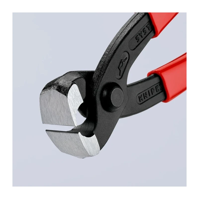 Knipex 1-Piece Ear Clamp Pliers, Plastic Coated Handle, Steel Black Atramentised, 220mm Overall Length 10 98 I220