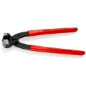 Knipex 1-Piece Ear Clamp Pliers, Plastic Coated Handle, Steel Black Atramentised, 220mm Overall Length 10 98 I220