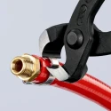 Knipex 1-Piece Ear Clamp Pliers, Plastic Coated Handle, Steel Black Atramentised, 220mm Overall Length 10 98 I220