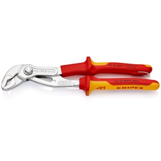 Knipex Cobra® 1-Piece Water Pump Plier 250mm Overall Length VDE/1000V Approved, 46mm Jaw 87 26 250 T