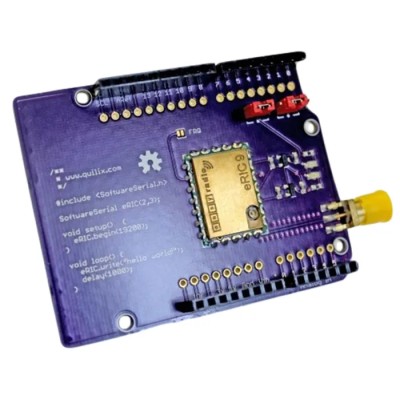 LPRS easyRadio eRIC4 Arduino Compatible Shield Wireless Communication 434MHz 15x20x2.2mm eRIC4