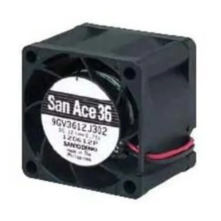 Sanyo Denki San Ace 9GV Series Axial Fan 12V DC 9W 750mA 33m³/h 36mm x 36mm x 28mm 9GV3612P3J03