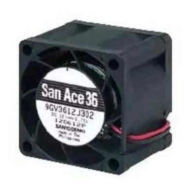 Sanyo Denki San Ace 9GV Series Axial Fan 12V DC 9W 750mA 33m³/h 36mm x 36mm x 28mm 9GV3612P3J03