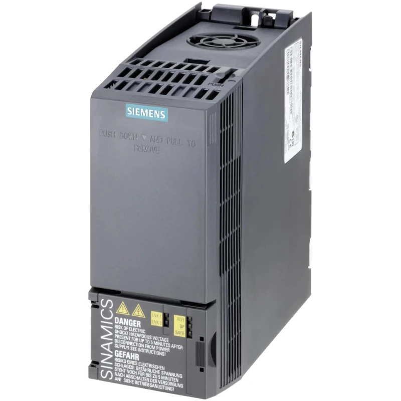 Siemens Inverter Drive, 370 W, 3 Phase, SINAMICS G120C Series 400V AC 2.3 A 6SL3210-1KE11-8AP2