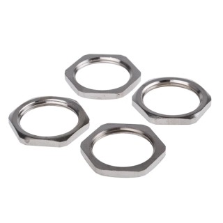 PMA Nickel Nickel Plated Brass Cable Gland Locknut M25 Thread GMM-M25