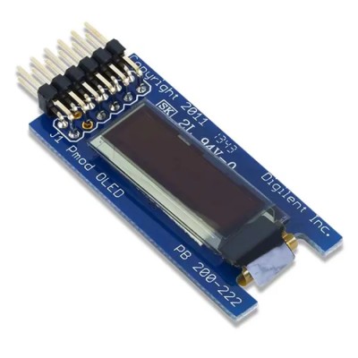 Digilent Active Matrix Blue OLED Display 128 x 32 Pixel Graphics SPI 410-222