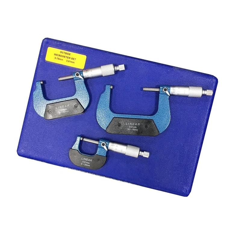 RS PRO External Mechanical Micrometre Imperial and Metric 0-75 mm 136-8094