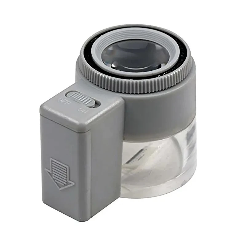 RS PRO Illuminated Magnifier with 8x Magnification, 23 mm Lens Diameter, Adjustable Stand, Battery Operated 136-8099
