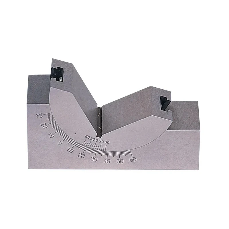 RS PRO Adjustable Angle Gauge Steel ±10 s Accuracy 0-60° Vee Movement 102mm Length 48mm Height 30mm Width 136-8104