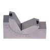 RS PRO Adjustable Angle Gauge Steel ±10 s Accuracy 0-60° Vee Movement 102mm Length 48mm Height 30mm Width 136-8104