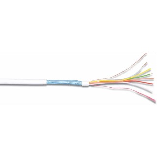 RS PRO Control Cable, 10 Cores, 0.22mm² Cross-Section, Screened, Armoured, PVC Sheath, 200V, 100 m Length, Model 136-8143