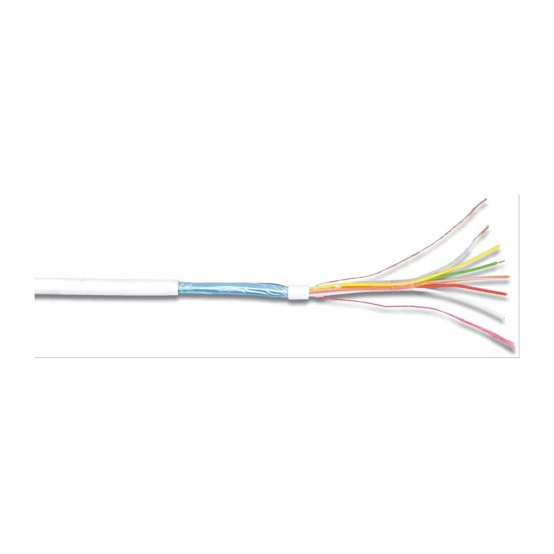 RS PRO Control Cable, 10 Cores, 0.22mm² Cross-Section, Screened, Armoured, PVC Sheath, 200V, 100 m Length, Model 136-8143