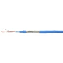 RS PRO Data Cable 1 Pairs 2 Cores 100 m Blue Polyvinyl Chloride Sheath 500V 136-8176