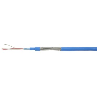 RS PRO Data Cable 1 Pairs 2 Cores 100 m Blue Polyvinyl Chloride Sheath 500V 136-8176