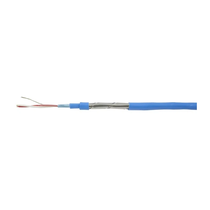 RS PRO Data Cable 1 Pairs 2 Cores 100 m Blue Polyvinyl Chloride Sheath 500V 136-8176