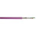 RS PRO Data Cable 2 Cores 0.64mm² 22 AWG Screened 300V 100m Purple Polyvinyl Chloride Sheath 136-8220