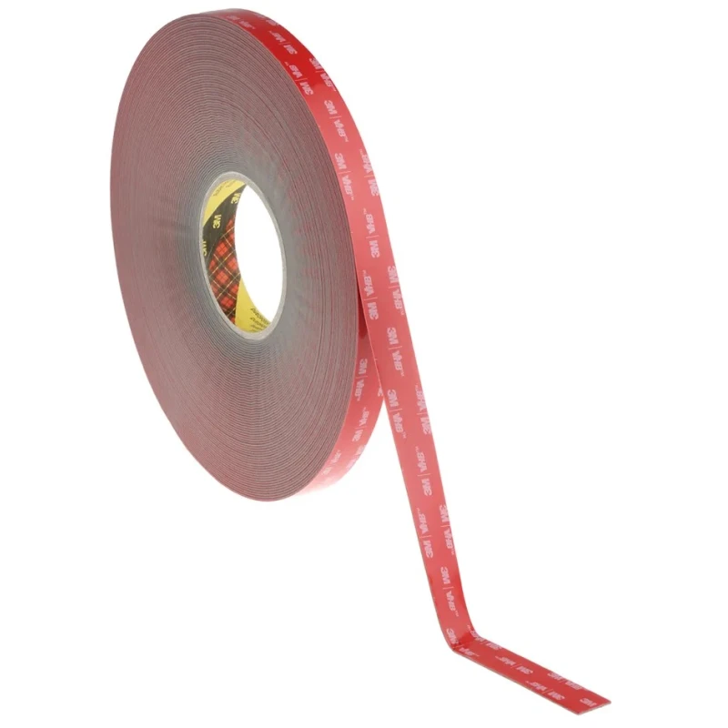 3M VHB Grey Acrylic Foam Tape 12mm x 33m, 0.6mm Thick, Double Sided, High Tensile Strength 3M GPH-060GF 12mm x 33m
