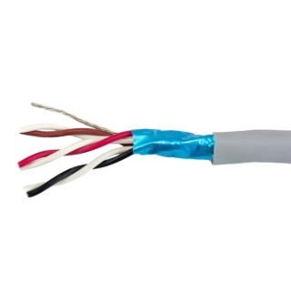 Alpha Wire Ecogen Ecocable Mini Series Data Cable 3 Pairs 6 Cores 0.09 mm² 30 m Slate Sheath MPPE 78153 SL005