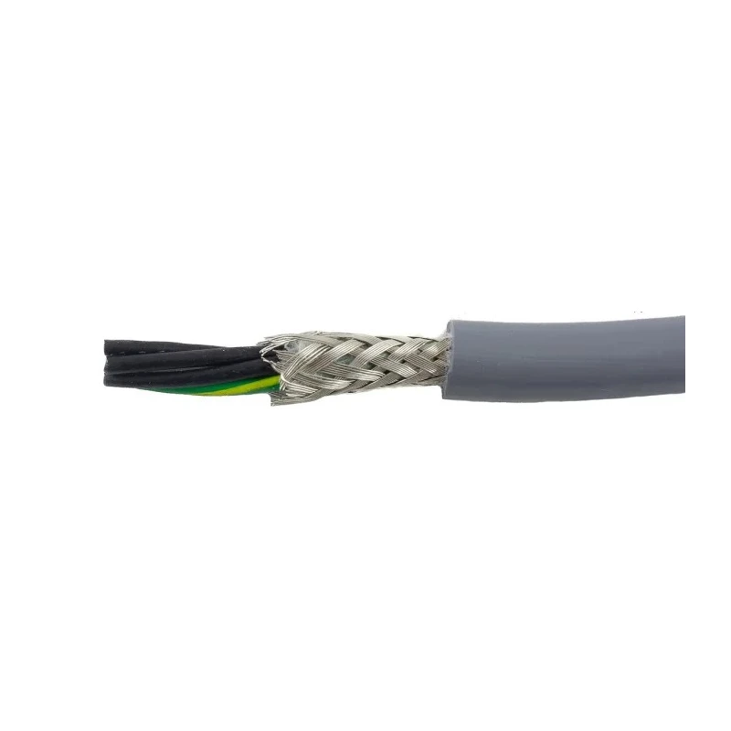 Alpha Wire Ecogen Ecoflex PUR Screened Control Cable, 5 Cores, 0.24mm² 24 AWG, 30 m Length, Grey Modified 80110 SL005