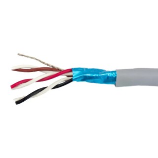 Alpha Wire Ecogen Ecocable Mini Series Data Cable 3 Pairs 6 Cores 0.15 mm² 30 m Grey Sheath MPPE 78163 SL005