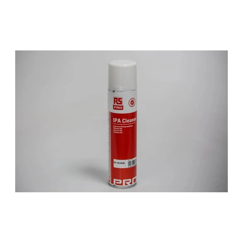 RS PRO Electronic Cleaner Isopropyl Alcohol 400 ml Aerosol UK Origin 136-8530