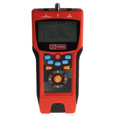 RS PRO Network Cable Tester Coaxial, Cat6a, STP, UTP, LAN, Cat5e, Cat6 136-8577