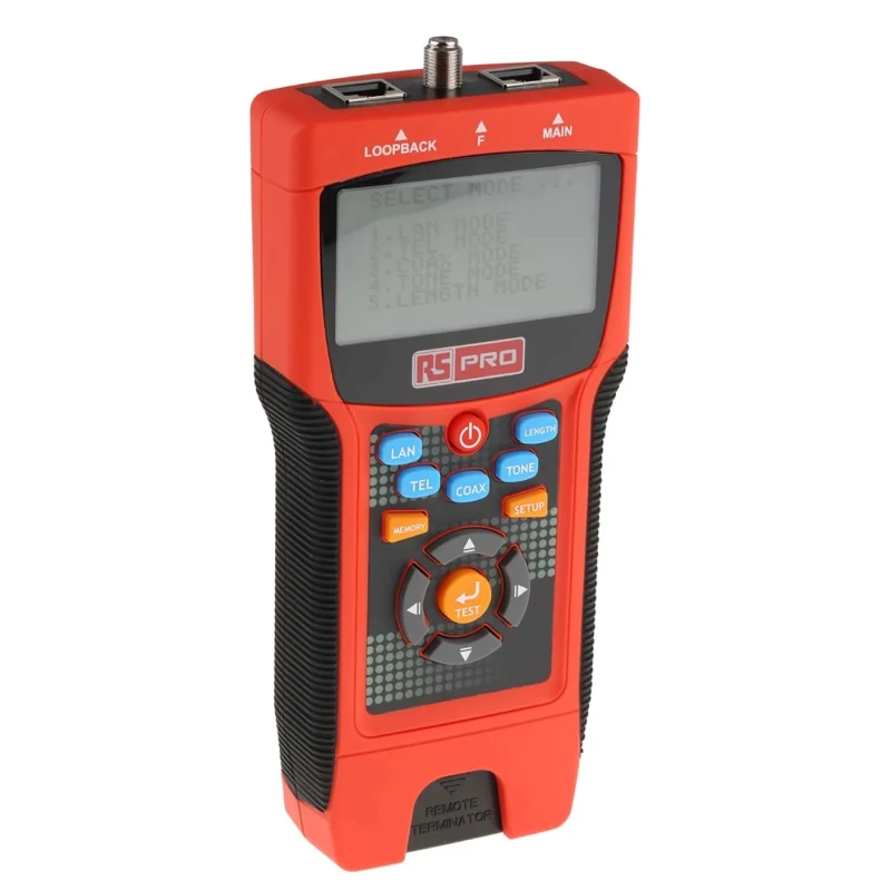 RS PRO Network Cable Tester Coaxial, Cat6a, STP, UTP, LAN, Cat5e, Cat6 136-8577