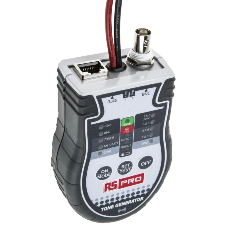 RS PRO Tone Generator Battery Powered with BNC Female Connector and F Cable 136-8578