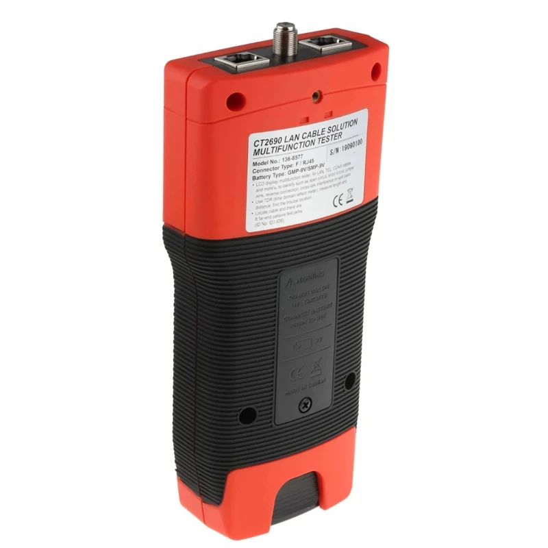 RS PRO Network Cable Tester Coaxial, Cat6a, STP, UTP, LAN, Cat5e, Cat6 136-8577