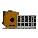 RS PRO Yellow Die Cast Aluminium Push Button Enclosure 1 Hole 22.5 mm Diameter 136-8582