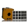 RS PRO Yellow Die Cast Aluminium Push Button Enclosure 1 Hole 22.5 mm Diameter 136-8582