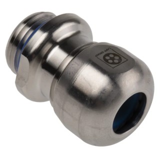 Lapp SKINTOP Series 5 Cable Gland, M16 Thread Size, Halogen-Free, Stainless Steel Construction 53806722