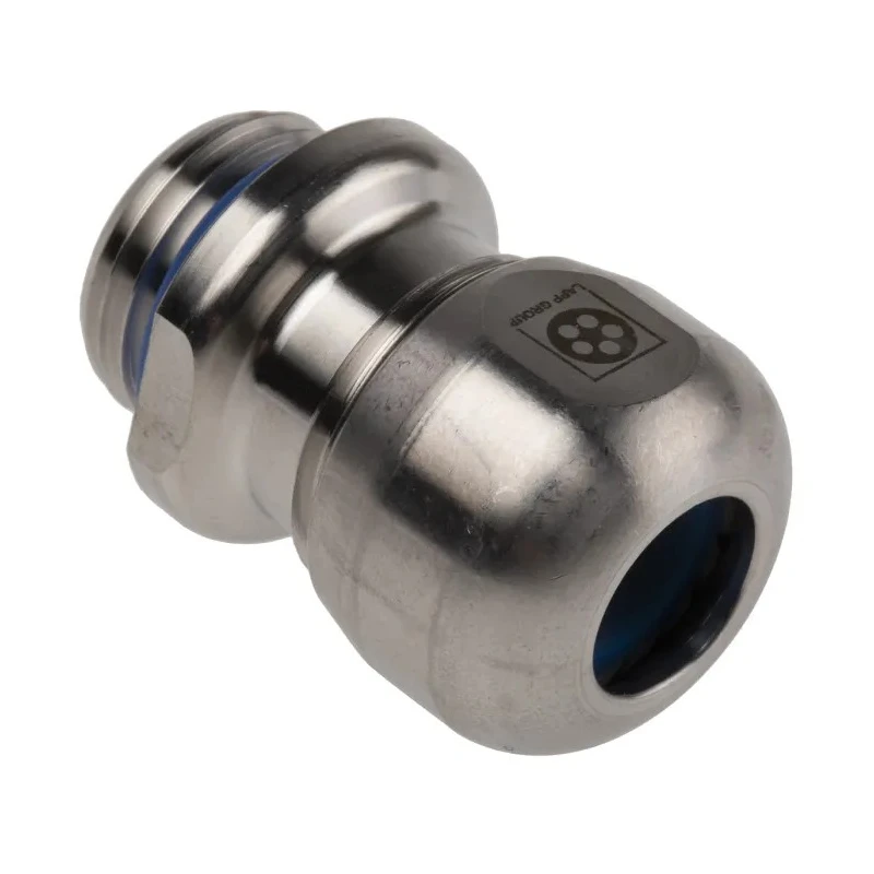 Lapp SKINTOP Series 5 Cable Gland, M16 Thread Size, Halogen-Free, Stainless Steel Construction 53806722