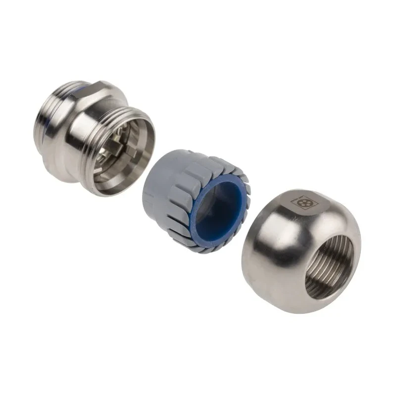Lapp SKINTOP Series Cable Gland M25 with 9-17mm Cable Size, Stainless Steel Construction 53806726