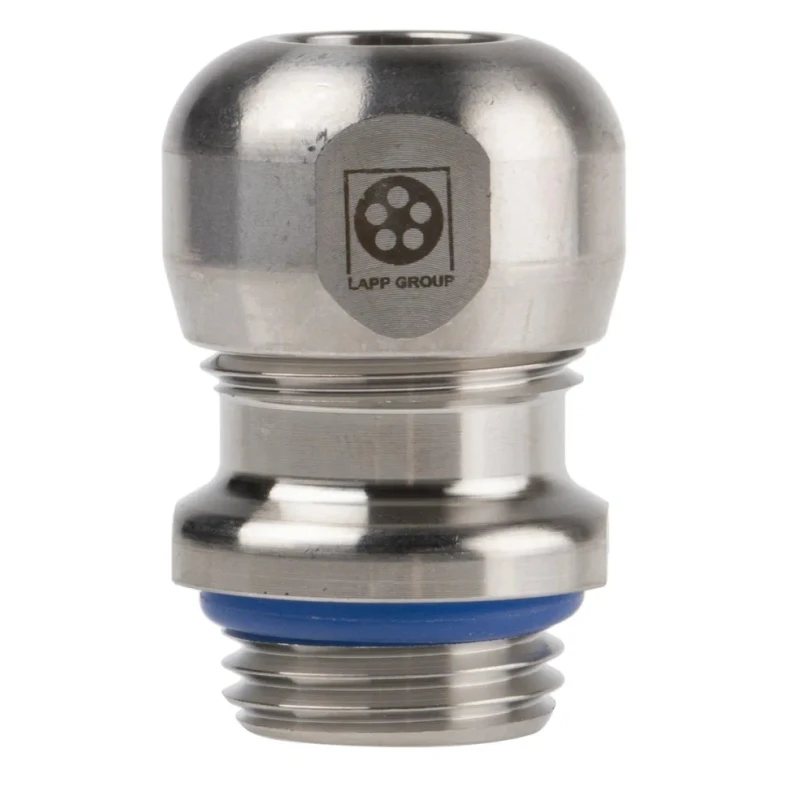 Lapp SKINTOP Series 5 Cable Gland, M16 Thread Size, Halogen-Free, Stainless Steel Construction 53806722