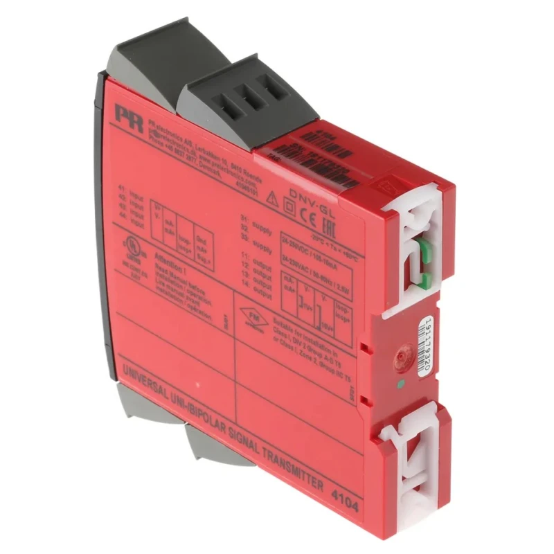 PR Electronics 4 Series Signal Conditioner Universal Uni-/Bipolar Current/Voltage Input Output 21.6 V AC 253 V AC 19.2 V 4104