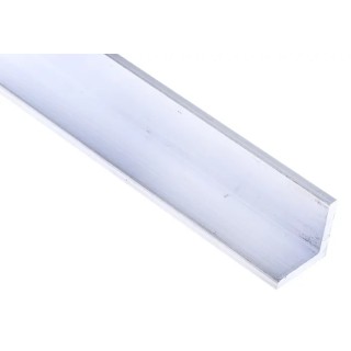 RS PRO Aluminium Angle 20mm x 20mm x 3mm 6082 T6 Aluminium Structural Profile 136-8748