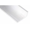RS PRO Aluminium Angle 100mm x 50mm x 10mm 6082 T6 Medium Strength Alloy 1m Length 136-8753