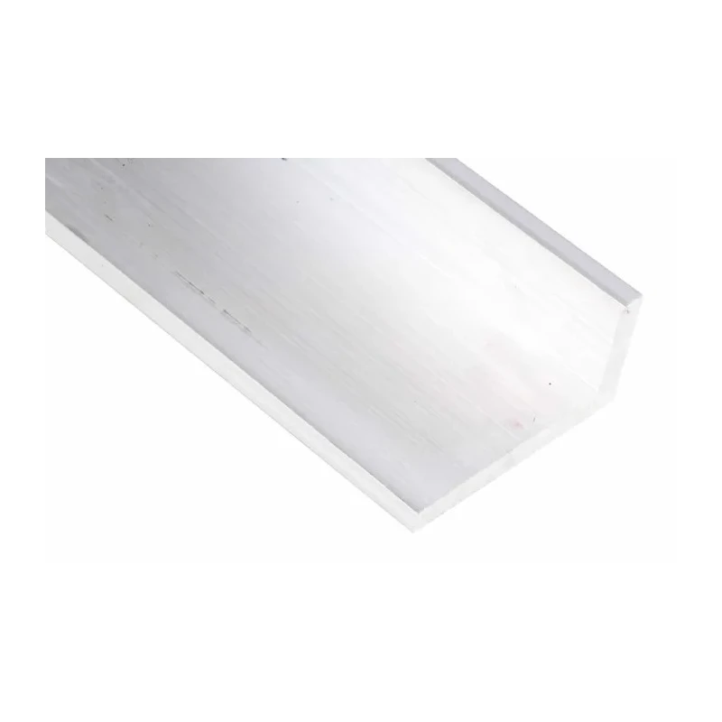 RS PRO Aluminium Angle 100mm x 50mm x 10mm 6082 T6 Medium Strength Alloy 1m Length 136-8753