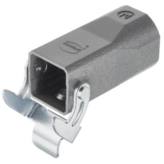 HARTING Han A Range Power Connector Housing 1 Lever Die Cast Zinc IP65/IP67/IP44 Thread Size M25 19200031755