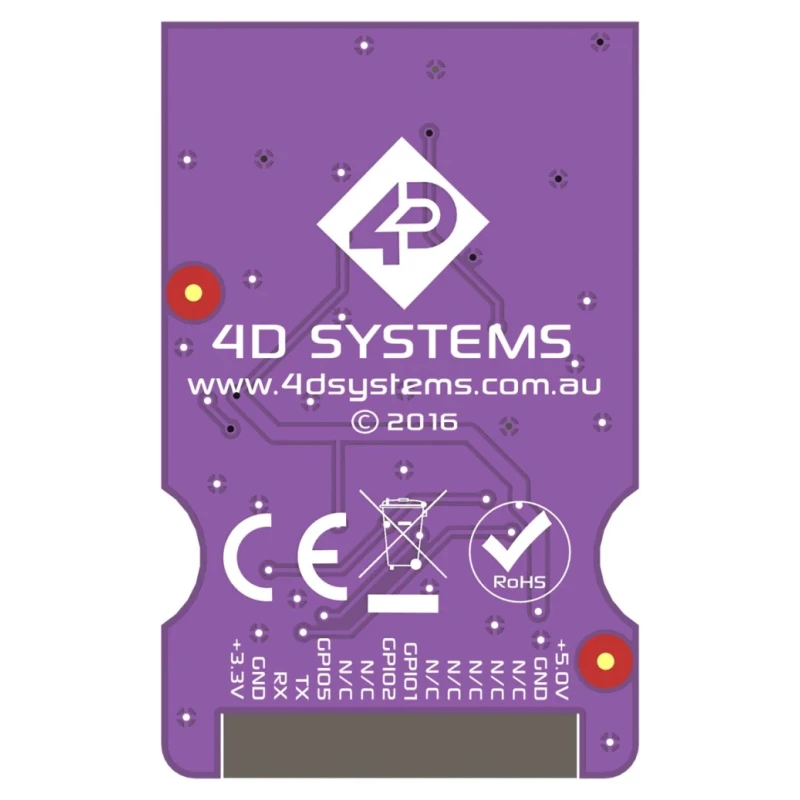 4D Systems MOTG MP3 Add-On Module for gen4 LCD Displays UART Interface Australia 