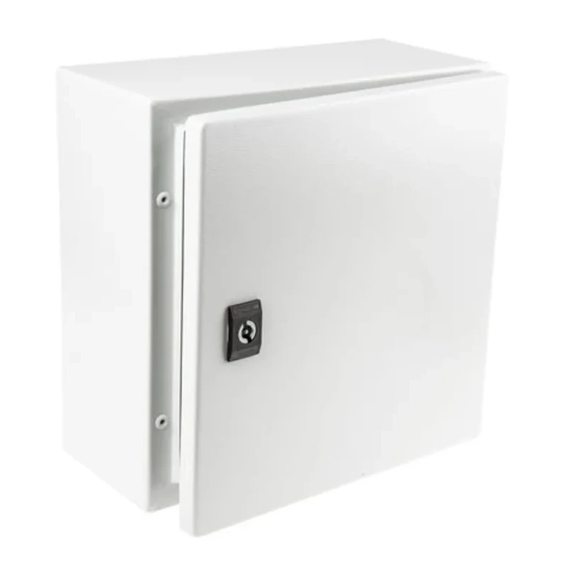 Schneider Electric Spacial CRN Series Steel Wall Box IP66 Grey 300 mm x 300 mm x 150 mm NSYCRN33150P
