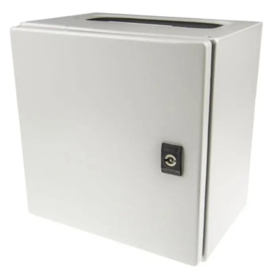 Schneider Electric Spacial CRN Series Steel Wall Box Enclosure IP66, IK10, 300 mm x 300 mm x 200 mm NSYCRN33200P