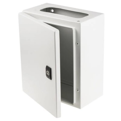 Schneider Electric Spacial CRN Series Steel Wall Box Enclosure IP66 IK10 400mm x 300mm x 200mm NSYCRN43200P