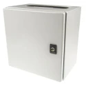 Schneider Electric Spacial CRN Series Steel Wall Box IP66 IK10, 400 mm x 400 mm x 200 mm NSYCRN44200P