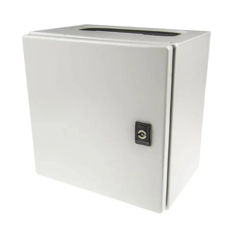 Schneider Electric Spacial CRN Series Steel Wall Box IP66 IK10, 400 mm x 400 mm x 200 mm NSYCRN44200P