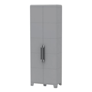 RS PRO 2 Door Plastic Lockable Floor Standing Storage Cabinet 780 x 430 x 2250 mm 136-8876