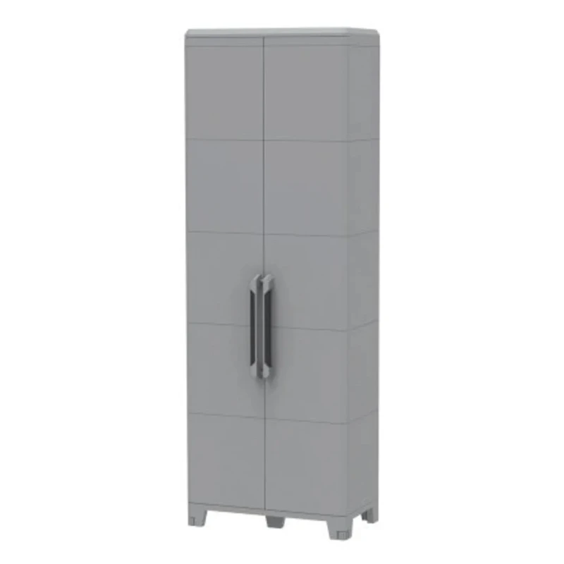 RS PRO 2 Door Plastic Lockable Floor Standing Storage Cabinet 780 x 430 x 2250 mm 136-8876